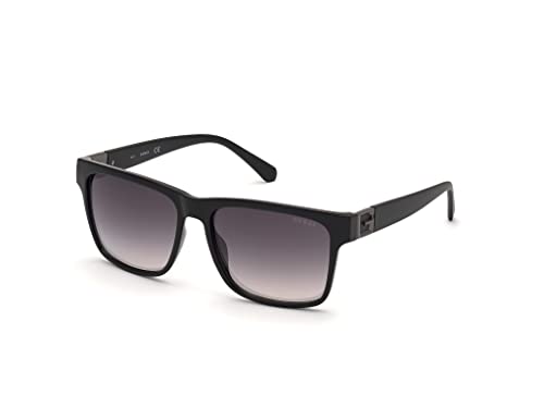 GUESS Unisex GU00004 Sonnenbrille, Shiny Black, 58 von GUESS