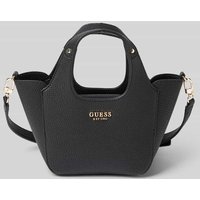 Guess 2-in-1-Handtasche mit Label-Applikation Modell 'CALISTA' in Black, Größe 1 von Guess
