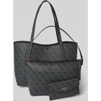 Guess 3-in-1-Handtasche mit Logo-Muster Modell 'BRENTON' in Anthrazit, Größe 1 Guess 3-in-1-Handtasche mit Logo-Muster Modell 'BRENTON' in Anthrazit, Größe 1 von Guess