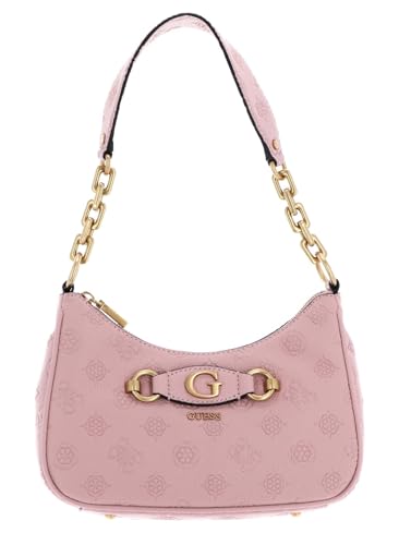 Guess Abendtasche Izzy Peony Top Zip Shoulder Bag Apricot Rose Logo One Size von GUESS