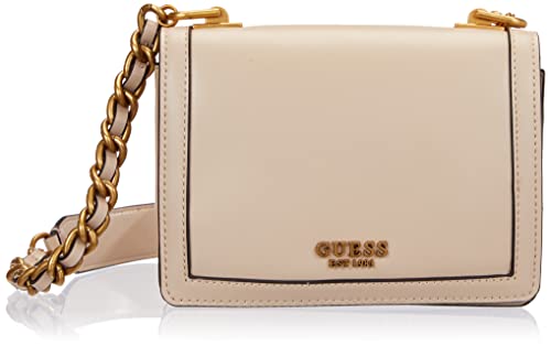 Guess Damen ABEY Crossbody Flap Damenhandtasche, Light Rum von GUESS