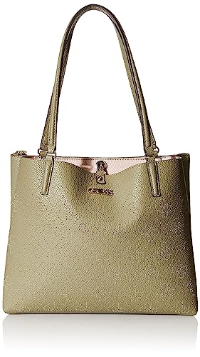 Guess Damen Amara Society CARRYA Handtasche, Sage von GUESS