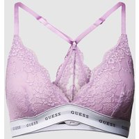 Guess BH aus floraler Spitze Modell 'BELLE' in Lila, Größe XS von Guess