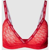 Guess BH mit Logo-Muster Modell 'EDYTHA' in Rot, Größe M von Guess