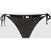 Guess Bikini-Hose mit Strasssteinbesatz in Black, Größe XL von Guess