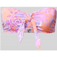 Guess Bikini-Oberteil in Bandeau-Form in Apricot, Größe M von Guess