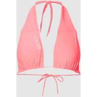 Guess Bikini-Oberteil mit Label-Print in Neon Pink, Größe M von Guess