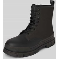 Guess Schnürstiefel mit Label-Detail Modell 'CENLEA' in Black, Größe 45 von Guess