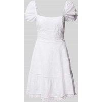 Guess Brautkleid mit Lochmuster in Weiss, Größe S von Guess