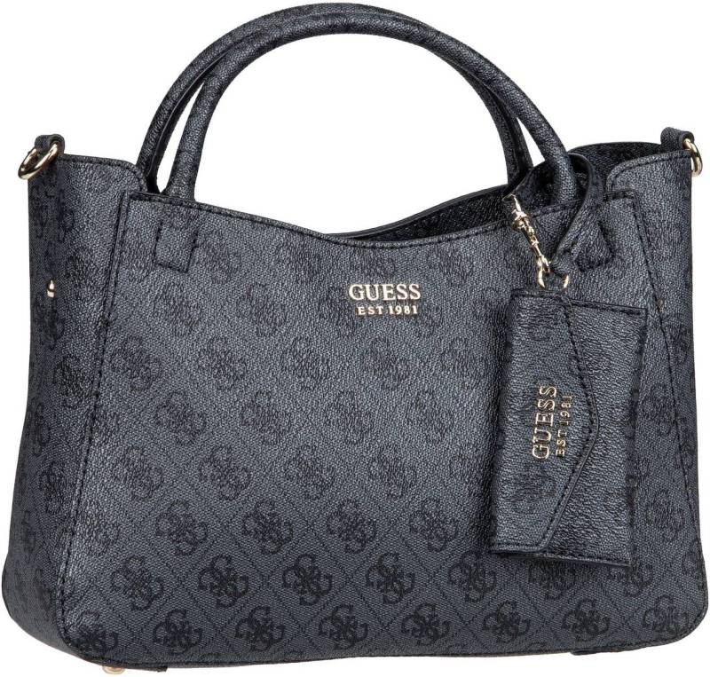 Guess Brenton Small Girlfriend SAT Logo 48050  in Grau (4.9 Liter), Handtasche von Guess