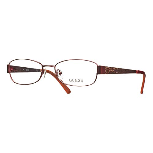 GUEX5 GU2404 53F61 Brille GU2404 53F61 Oval Brillengestelle 53, Rot von Guess