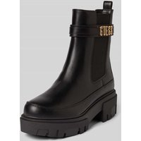 Guess Chelsea Boots mit Label-Applikationen Modell 'YELMA' in Black, Größe 38 Guess Chelsea Boots mit Label-Applikationen Modell 'YELMA' in Black, Größe 38 von Guess