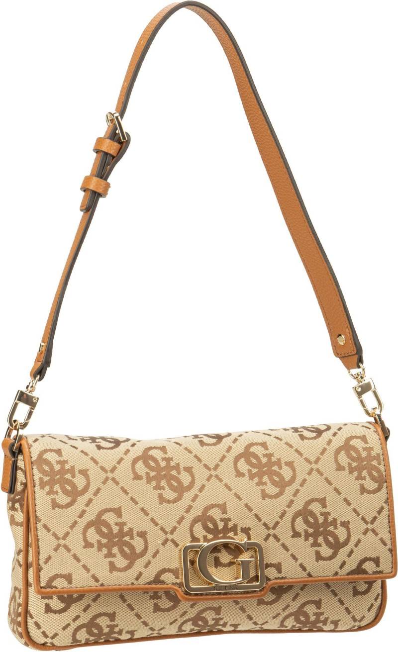 Guess Circe Flap Logo 42190  in Braun (1.8 Liter), Schultertasche von Guess
