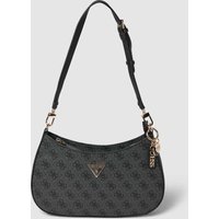 Guess Crossbody Bag mit Allover-Logo-Muster Modell 'NOELLE' in Anthrazit, Größe One Size von Guess