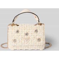 Guess Crossbody Bag mit Woll-Anteil Modell 'Everlee' in Ecru, Größe 1 von Guess