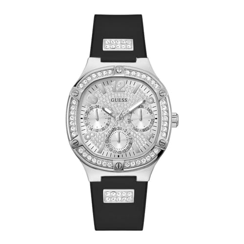 Guess Damen Analog Quarz Uhr mit Edelstahl Armband GW0619L1 von GUESS