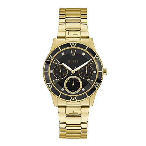 Guess Damen Analog Quarz Uhr mit Edelstahl Armband W1158L1 von GUESS