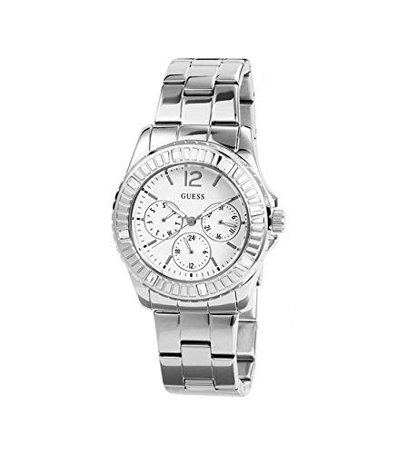 Guess Damen Analog Quarz Uhr mit Edelstahl Armband W13549L1 von Guess