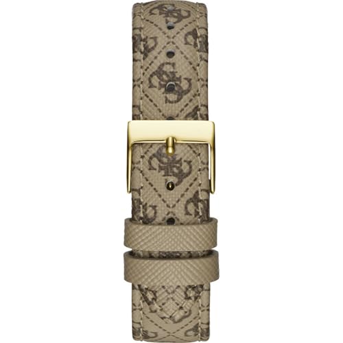 Guess Damen Analog Quarz Uhr mit Leder Armband W1230L2 Guess Damen Analog Quarz Uhr mit Leder Armband W1230L2 von Guess