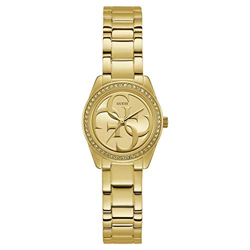 Guess Damen Analog Uhr G-Twist mit Edelstahl Armband von GUESS