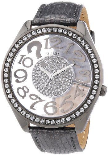 Guess Damen-Armbanduhr Analog Quarz Leder W13096L2 von Guess