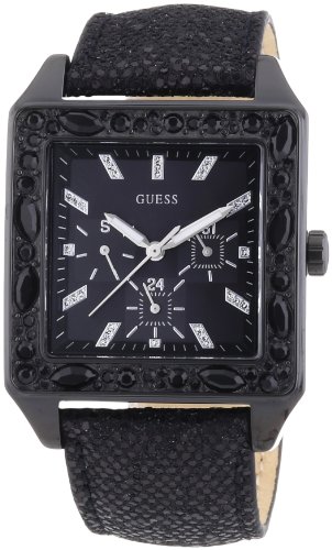 Guess Damen-Armbanduhr GLITZED Ice Analog Quarz Leder W0049L2 Guess Damen-Armbanduhr GLITZED Ice Analog Quarz Leder W0049L2 von GUESS