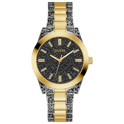 GUESS Women's Analog-Digital Automatic Uhr mit Armband S0372032 von GUESS