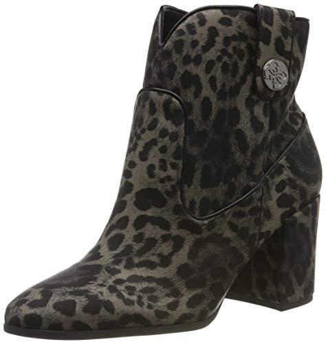 Guess Damen Cypher2/stivaletto (Bootie)/su Kurzschaft Stiefel, Schwarz (Black L E Op A), 35 EU von GUESS