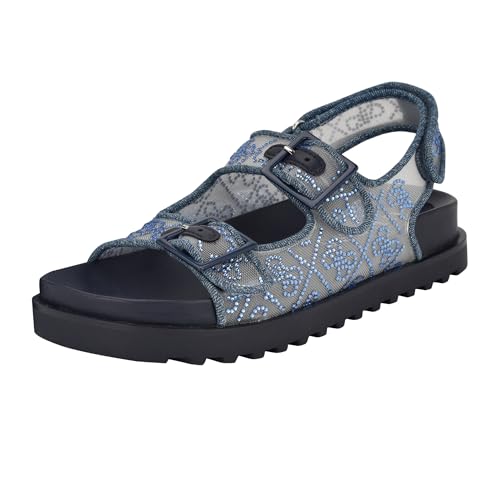 Guess Damen Frella Sandale, Medium Blue Denim Mesh Logo 421, 36.5 EU Guess Damen Frella Sandale, Medium Blue Denim Mesh Logo 421, 36.5 EU von Guess what? You drink!