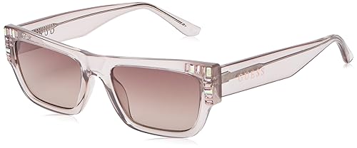 Guess Damen GU7902 Sonnenbrille, Beige/Other, 53/18/140 von GUESS