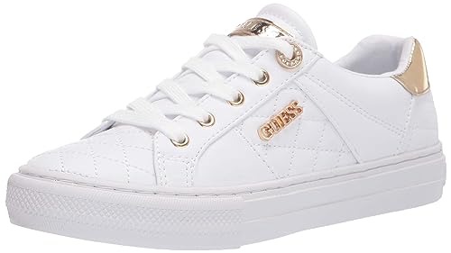 GUESS Damen Loven Sneaker, Weiß, 38.5 EU von GUESS