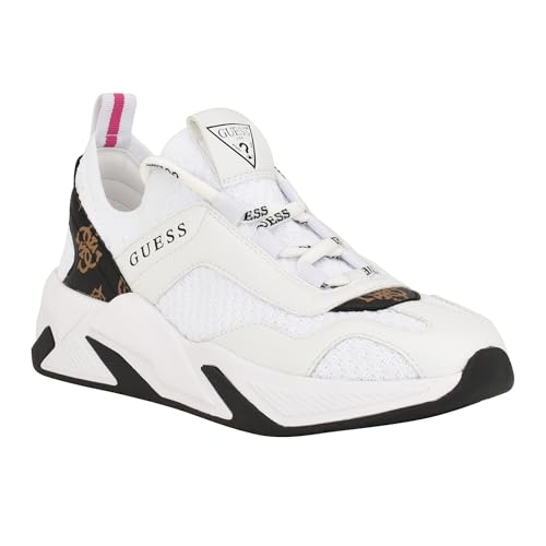 GUESS Damen Geniver Sneaker, White Multi 140, 39.5 EU GUESS Damen Geniver Sneaker, White Multi 140, 39.5 EU von GUESS