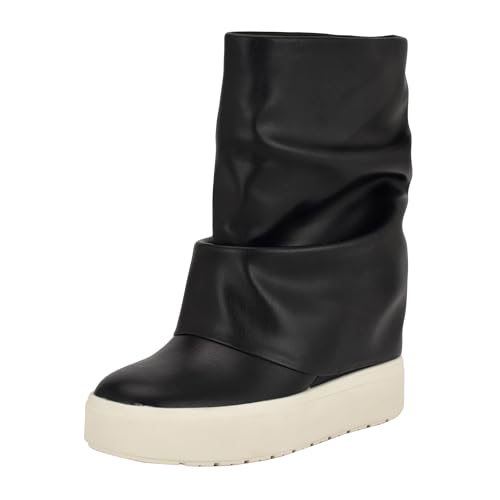 GUESS Damen Guinna Halblange Stiefel, Schwarz 001, 36.5 EU von GUESS