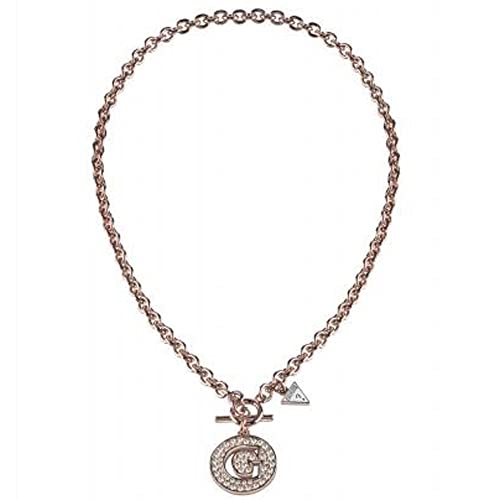 Guess Damen-Kette mit Anhänger Edelstahl Zirkonia weiß 40 cm - UBN51488 von Guess