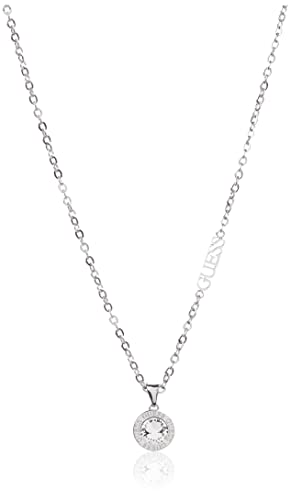 GUESS Damen-Kette Edelstahl Zirkonia One Size Silber 32023470 von GUESS