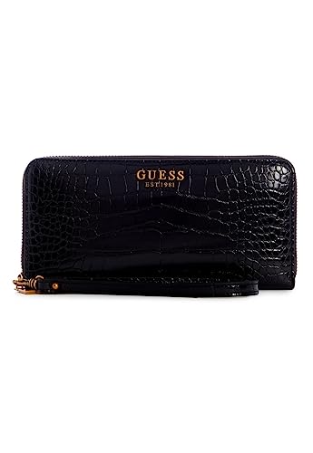 Guess Damen Laurel SLG Large Zip Reisezubehr-Brieftasche, Bla von GUESS