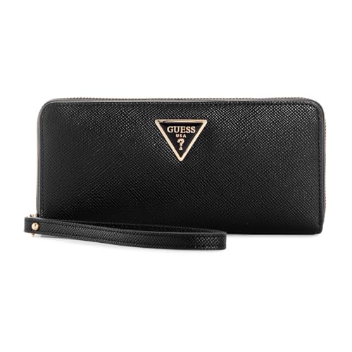 GUESS Damen Laurel Geldbörse mit Umlaufendem Reißverschluss, Groß Bag, Bla von GUESS