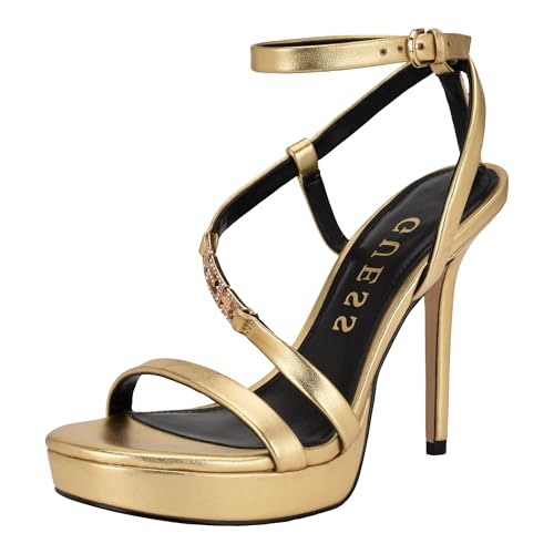Guess Damen Lucier Sandale mit Absatz, Gold 710, 36.5 EU von Guess
