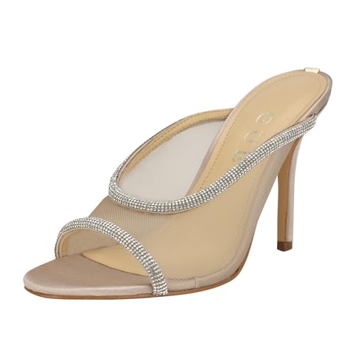 Guess Damen Mansa Sandale mit Absatz, Light Natural Embellished 110, 36 EU von Guess