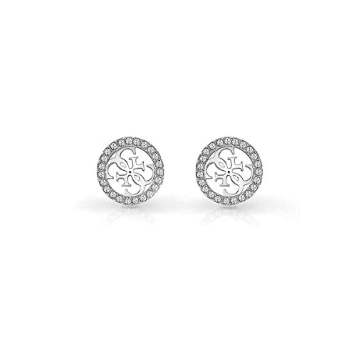 GUESS PAVE 4G LOGO STUDS (RH), silber(silver), Gr. N von GUESS