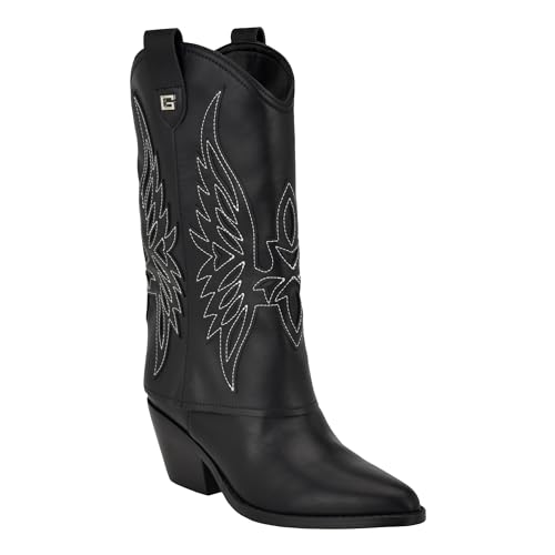Guess Damen Raegan Westernstiefel, Schwarz 001, 39.5 EU Guess Damen Raegan Westernstiefel, Schwarz 001, 39.5 EU von Guess