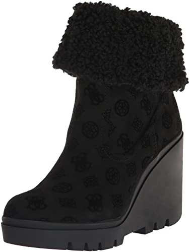 GUESS Damen Tabloid Mode-Stiefel, Schwarz, 41 EU von GUESS