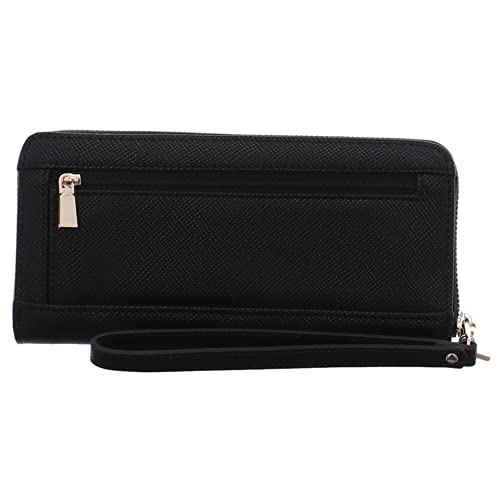 GUESS Women Laurel SLG Large Zip Around Wallets, Black von GUESS