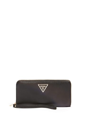 GUESS Women Laurel SLG Large Zip Around Wallets, Black von GUESS