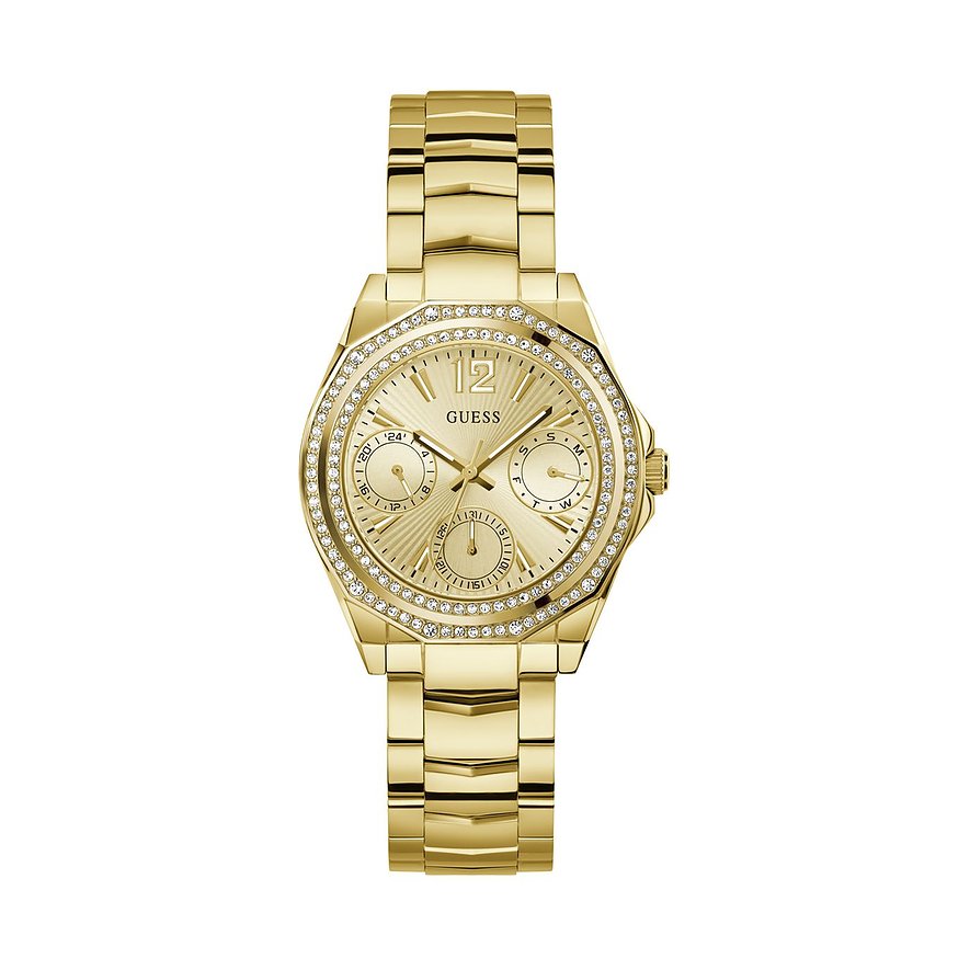 Guess Damenuhr GD RITZY GW0685L2 Edelstahl, recycelt von Guess