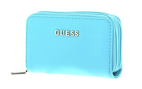 Guess Double Zip Mini Wallet Aqua von GUESS