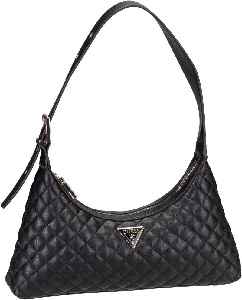 Guess Eco Rianee 54117  in Schwarz (2.2 Liter), Schultertasche von Guess