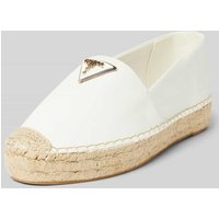 Guess Espadrilles mit Logo-Applikation Modell 'JOLANDY' in Offwhite, Größe 36 von Guess