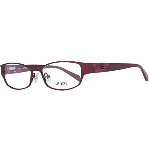 Guess GU2412 52O92 Guess Brille Gu2412 O92 52 Oval Brillengestelle 52, Rot von Guess