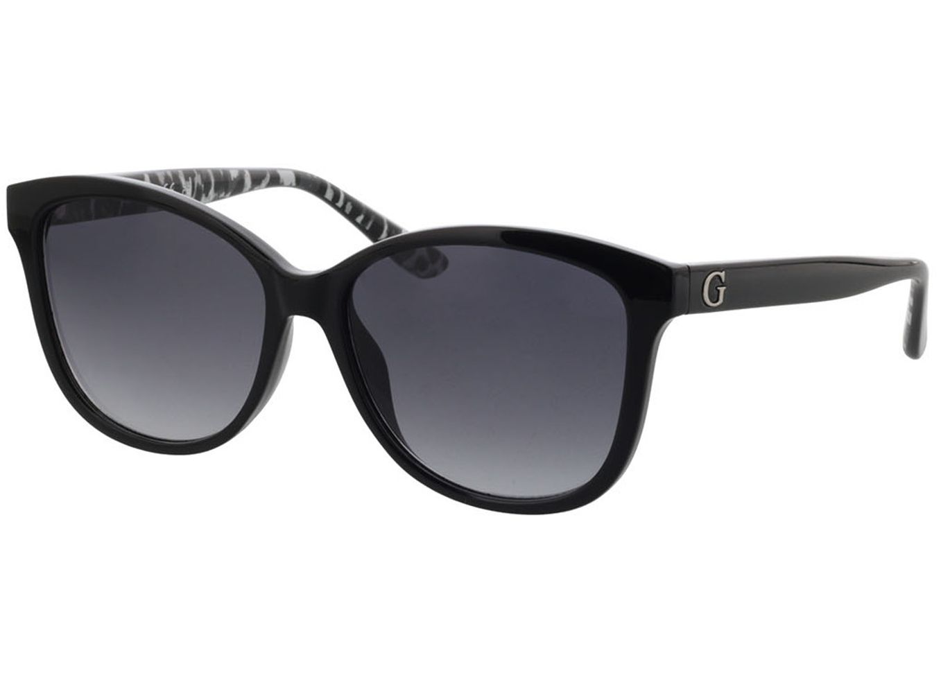 Guess GU7828 01B 56-15 Sonnenbrille mit Sehstärke erhältlich, Damen, Vollrand, Eckig von Guess